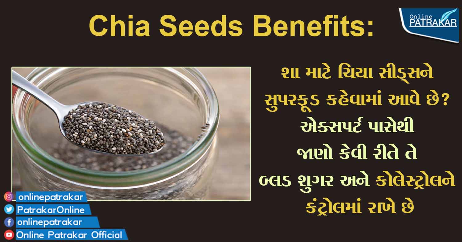 Chia Seeds Benefits: શા માટે ચિયા સીડ્સને સુપરફૂડ કહેવામાં આવે છે? એક્સપર્ટ પાસેથી જાણો કેવી રીતે તે બ્લડ શુગર અને કોલેસ્ટ્રોલને કંટ્રોલમાં રાખે છે